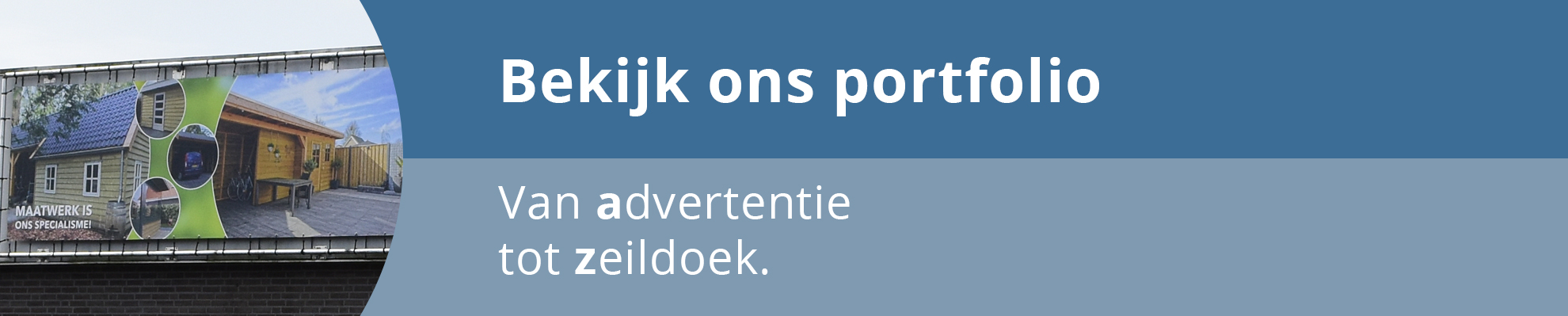 Bekijk ons portfolio: website's, flyers en folders, logo ontwerp, huisstijlen, advertenties en ander