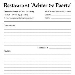 Bonboekje restaurant achter de Poorte