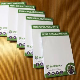 Promo notitieblokjes Safebox